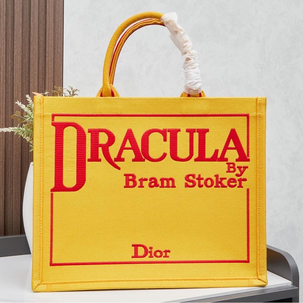 Bram Stokers DRACULA Dior Book Tote bag purse size medium NEW vampire horror
